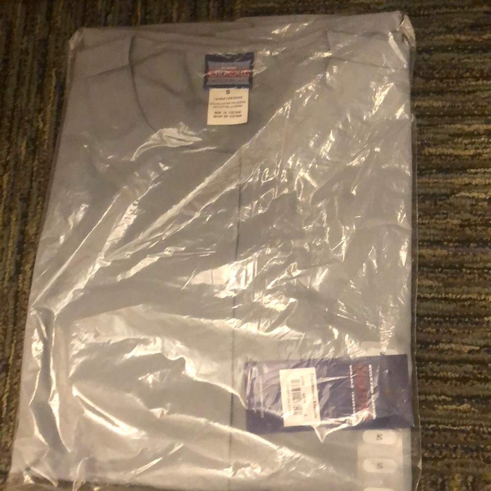 Cherokee Long sleeve gray scrub jacket NWT